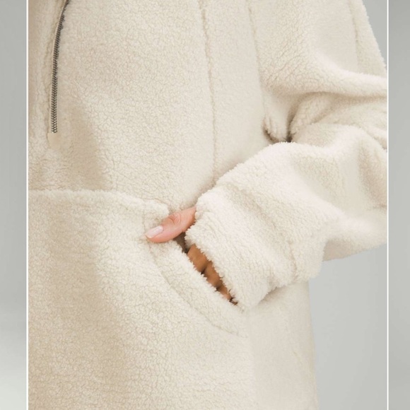 lululemon🍋Sherpa Scuba Oversized Fleece FunnelNeck XL/XXL NWT FTLV - Picture 2 of 12